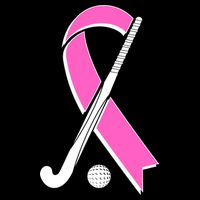 Field Hockey Breast Cancer Awareness Ribbon Toddler Hoodie