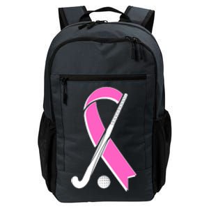 Field Hockey Breast Cancer Awareness Ribbon Daily Commute Backpack