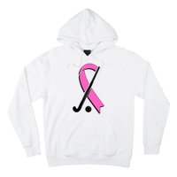 Field Hockey Breast Cancer Awareness Ribbon Hoodie