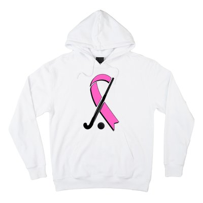 Field Hockey Breast Cancer Awareness Ribbon Hoodie