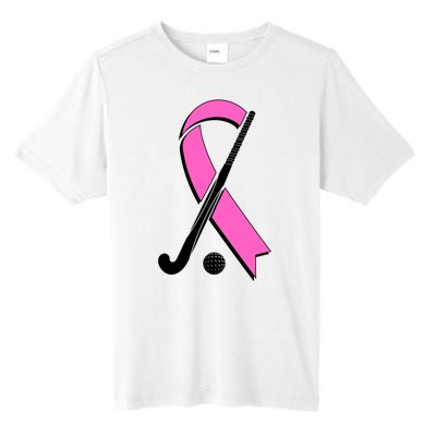 Field Hockey Breast Cancer Awareness Ribbon Tall Fusion ChromaSoft Performance T-Shirt