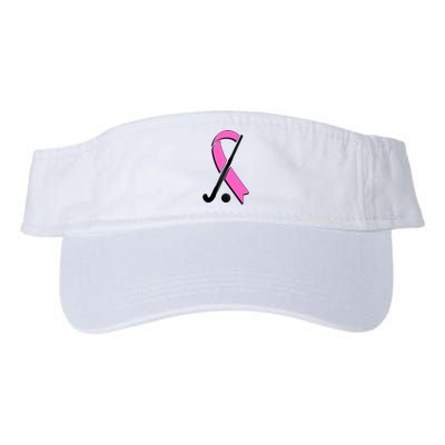 Field Hockey Breast Cancer Awareness Ribbon Valucap Bio-Washed Visor