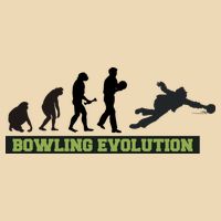 Funny Human Bowling Evolution Pin Ball Bowler Player Drawstring Bag