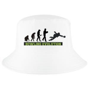 Funny Human Bowling Evolution Pin Ball Bowler Player Cool Comfort Performance Bucket Hat