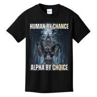 Funny Human By Chance Alpha By Choice Kids T-Shirt