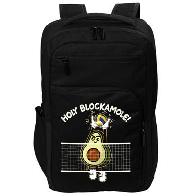 Funny Holy Blockamole Avocado Volleyball Impact Tech Backpack