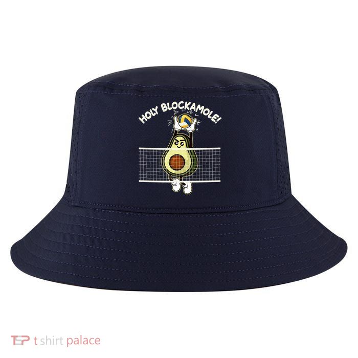 Funny Holy Blockamole Avocado Volleyball Cool Comfort Performance Bucket Hat