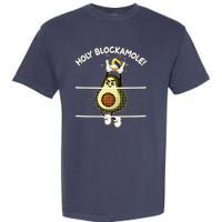 Funny Holy Blockamole Avocado Volleyball Garment-Dyed Heavyweight T-Shirt