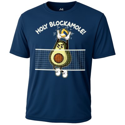 Funny Holy Blockamole Avocado Volleyball Performance Shirt