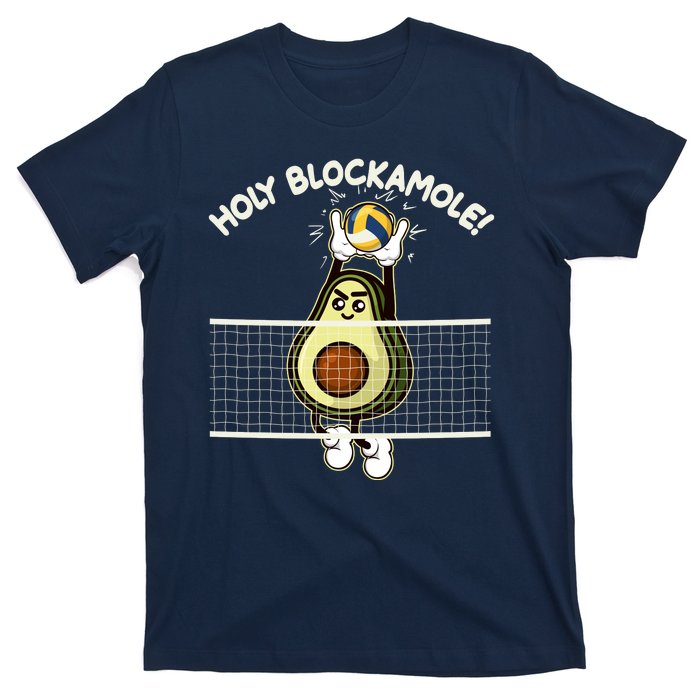 Funny Holy Blockamole Avocado Volleyball T-Shirt