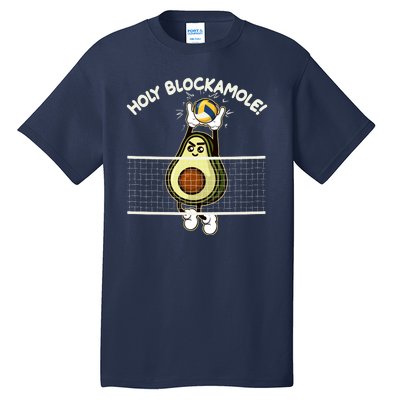 Funny Holy Blockamole Avocado Volleyball Tall T-Shirt