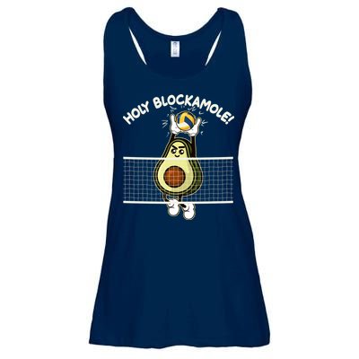 Funny Holy Blockamole Avocado Volleyball Ladies Essential Flowy Tank