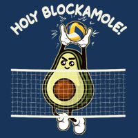 Funny Holy Blockamole Avocado Volleyball Cooling Performance Long Sleeve Crew