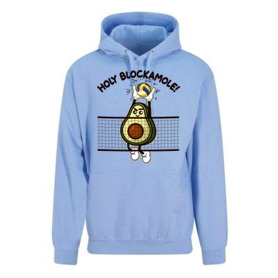 Funny Holy Blockamole Avocado Volleyball Unisex Surf Hoodie