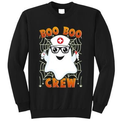 Funny Halloween Boo Boo Crew Ghost Nurse Sweatshirt