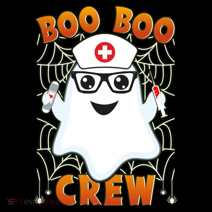 Funny Halloween Boo Boo Crew Ghost Nurse Backpack