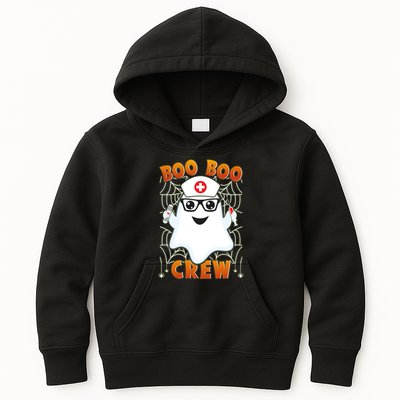 Funny Halloween Boo Boo Crew Ghost Nurse Kids Hoodie