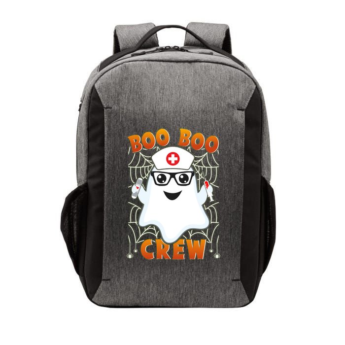 Funny Halloween Boo Boo Crew Ghost Nurse Vector Backpack
