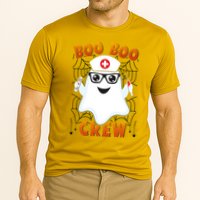 Funny Halloween Boo Boo Crew Ghost Nurse Cooling Performance Crew T-Shirt