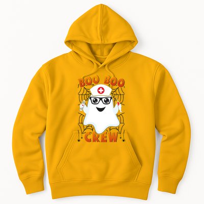 Funny Halloween Boo Boo Crew Ghost Nurse Hoodie