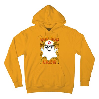 Funny Halloween Boo Boo Crew Ghost Nurse Hoodie