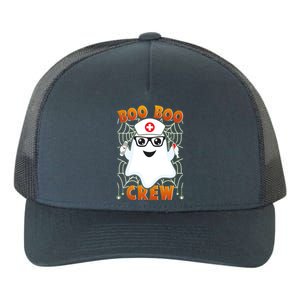 Funny Halloween Boo Boo Crew Ghost Nurse Yupoong Adult 5-Panel Trucker Hat