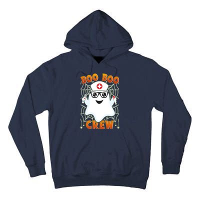 Funny Halloween Boo Boo Crew Ghost Nurse Tall Hoodie