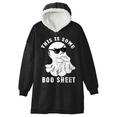 Funny Halloween Boo Ghost Costume This Is Some Boo Sheet Gift Hooded Wearable Blanket