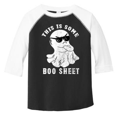 Funny Halloween Boo Ghost Costume This Is Some Boo Sheet Gift Toddler Fine Jersey T-Shirt