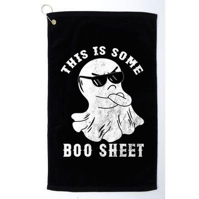 Funny Halloween Boo Ghost Costume This Is Some Boo Sheet Gift Golf Towel
