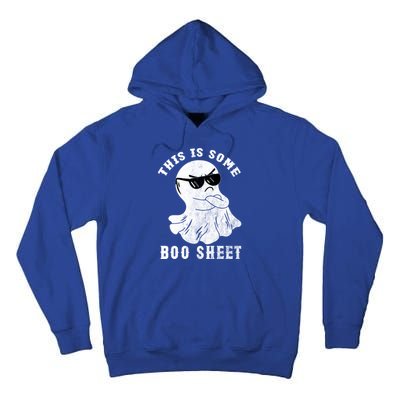 Funny Halloween Boo Ghost Costume This Is Some Boo Sheet Gift Tall Hoodie