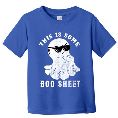 Funny Halloween Boo Ghost Costume This Is Some Boo Sheet Gift Toddler T-Shirt