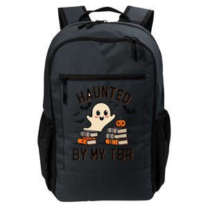 Funny Haunted By My Tbr Boo Halloween Book Gift Daily Commute Backpack