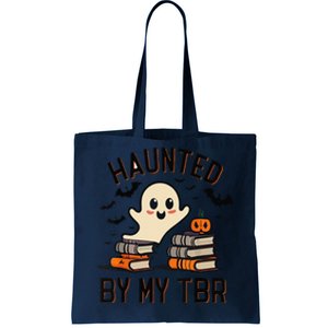 Funny Haunted By My Tbr Boo Halloween Book Gift Tote Bag