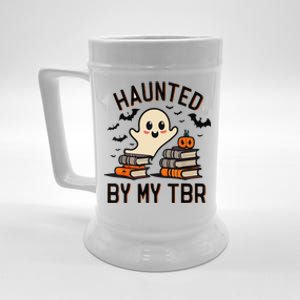 Funny Haunted By My Tbr Boo Halloween Book Gift Beer Stein