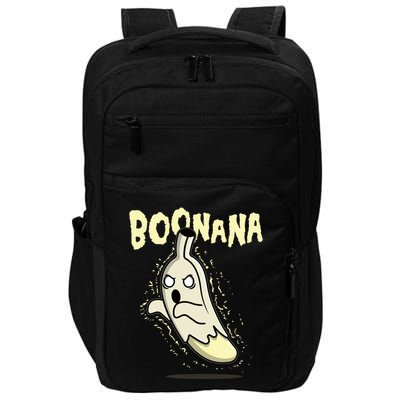 Funny Halloween Boonana Ghost Banana Impact Tech Backpack