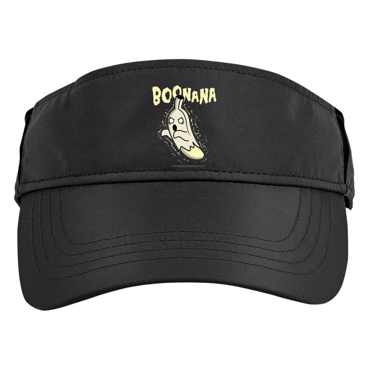 Funny Halloween Boonana Ghost Banana Adult Drive Performance Visor
