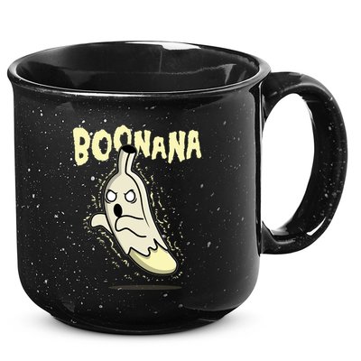 Funny Halloween Boonana Ghost Banana 15oz Campfire Ceramic Mug