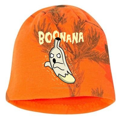 Funny Halloween Boonana Ghost Banana Kati - Camo Knit Beanie