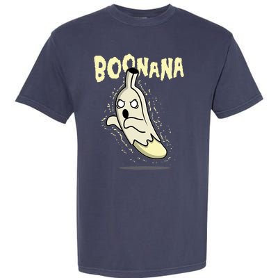 Funny Halloween Boonana Ghost Banana Garment-Dyed Heavyweight T-Shirt