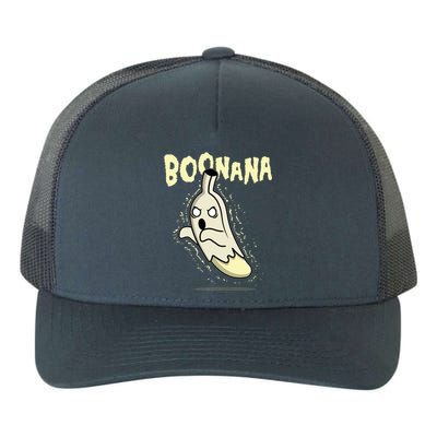 Funny Halloween Boonana Ghost Banana Yupoong Adult 5-Panel Trucker Hat