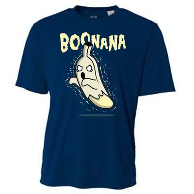 Funny Halloween Boonana Ghost Banana Cooling Performance Crew T-Shirt