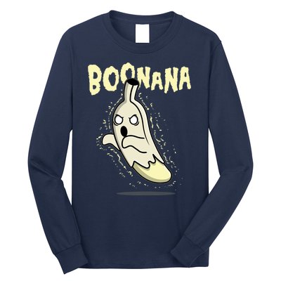 Funny Halloween Boonana Ghost Banana Long Sleeve Shirt