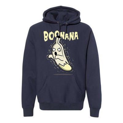 Funny Halloween Boonana Ghost Banana Premium Hoodie