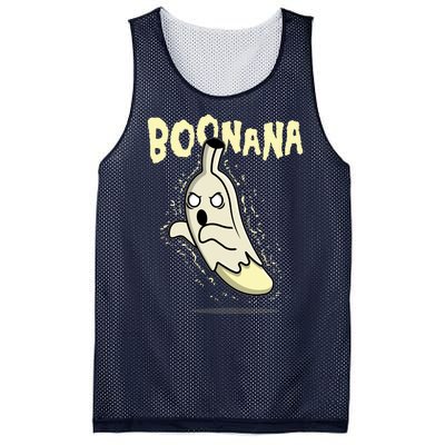 Funny Halloween Boonana Ghost Banana Mesh Reversible Basketball Jersey Tank