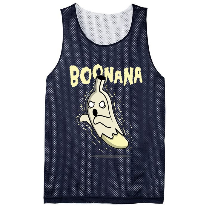 Funny Halloween Boonana Ghost Banana Mesh Reversible Basketball Jersey Tank