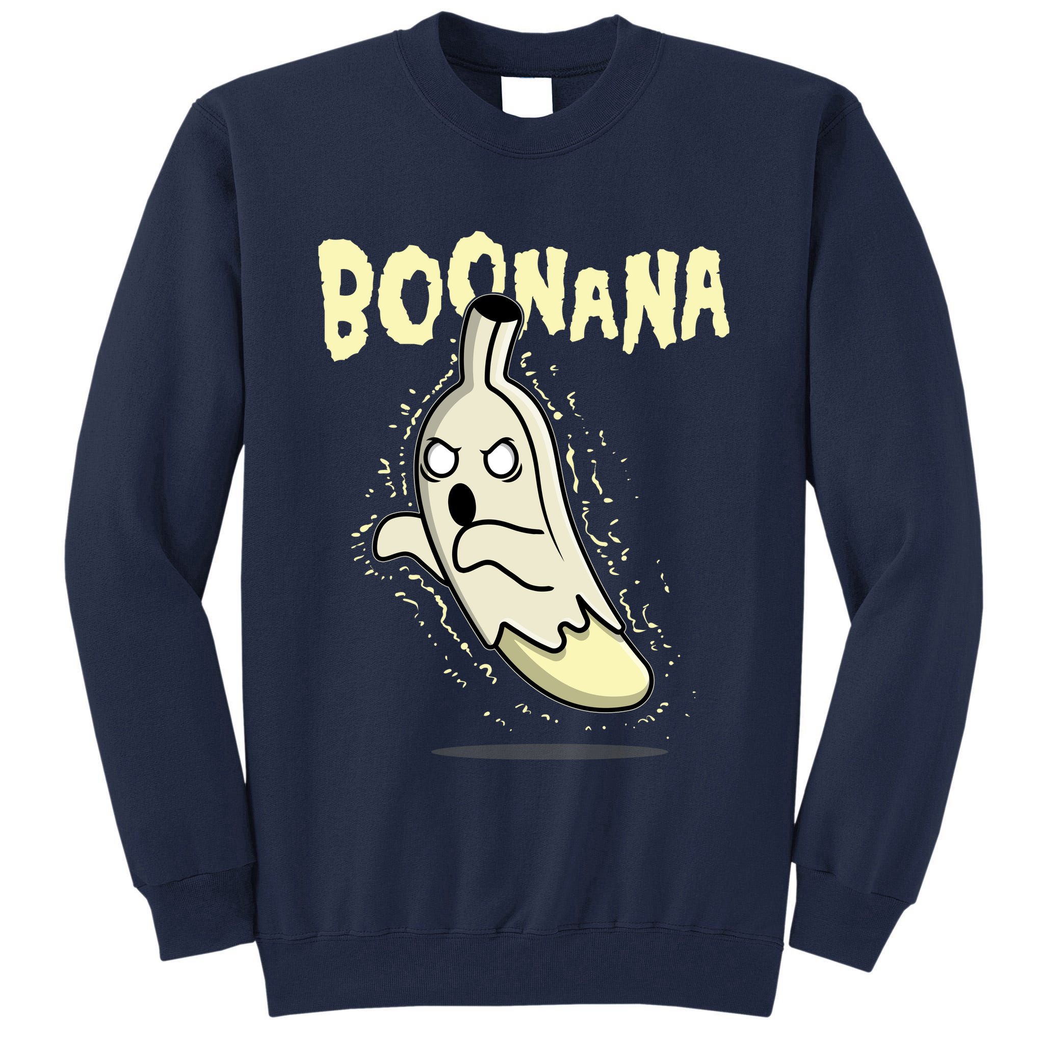 Funny Halloween Boonana Ghost Banana Tall Sweatshirt