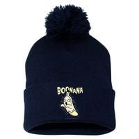 Funny Halloween Boonana Ghost Banana Pom Pom 12in Knit Beanie