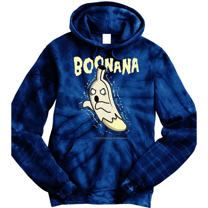 Funny Halloween Boonana Ghost Banana Tie Dye Hoodie