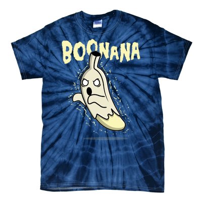 Funny Halloween Boonana Ghost Banana Tie-Dye T-Shirt